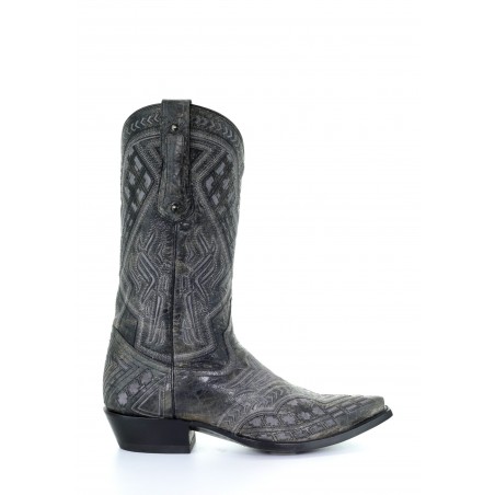 Mens grey deals cowboy boots