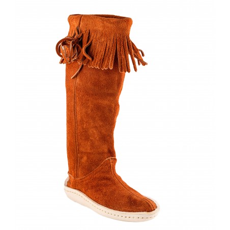 Mocassins - Haute Cuir Daim Franges Homme - Taos Indian Maid