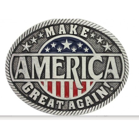 Western Buckle - Make America Great Again - Montana Silversmiths