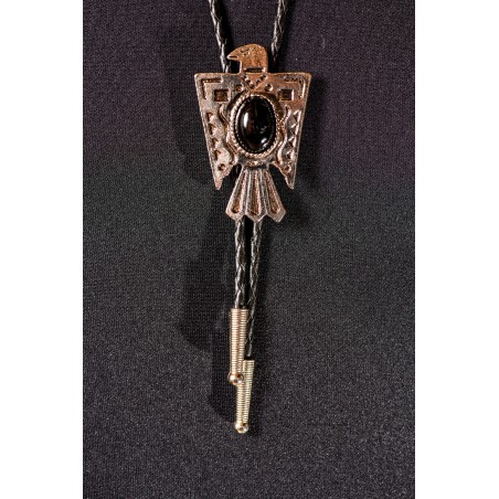 Bolo Tie - Oiseau Tonnerre Noir Unisexe - Austin Accent