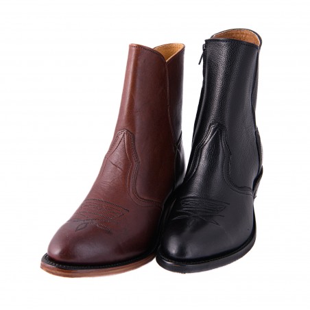 Low Boots - Cowhide Round Toe Men - Boulet Boots