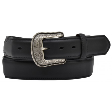 Belt - Black Cowhide Plain Unisex - Nocona Belt