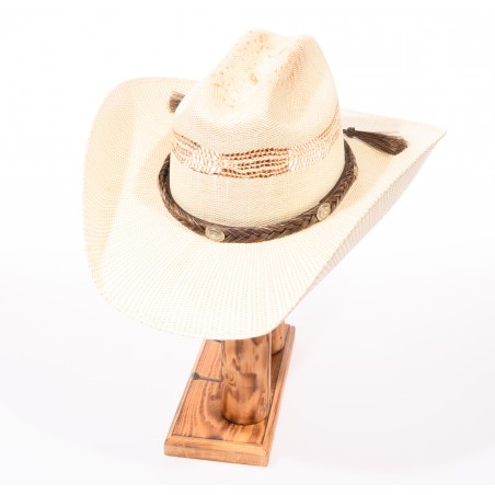 Bande de Chapeau - Crin de Cheval Concho Unisexe - Cowboy Collectibles