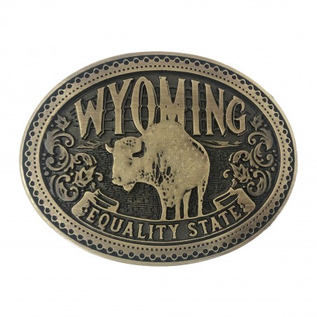 Western Buckle - Ovale Wyoming Unisex - AndWest