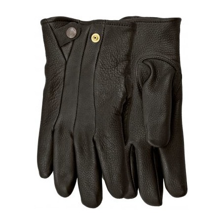 Gants Stagline Fourrés - Cuir Cerf Boutons Pression Unisexe - Watson Gloves