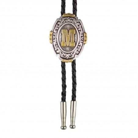 Bolo Tie - Initial M Unisex - AndWest