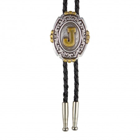 Bolo Tie - Initial J Unisex - AndWest