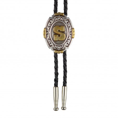 Bolo Tie - Initial S Unisex - AndWest