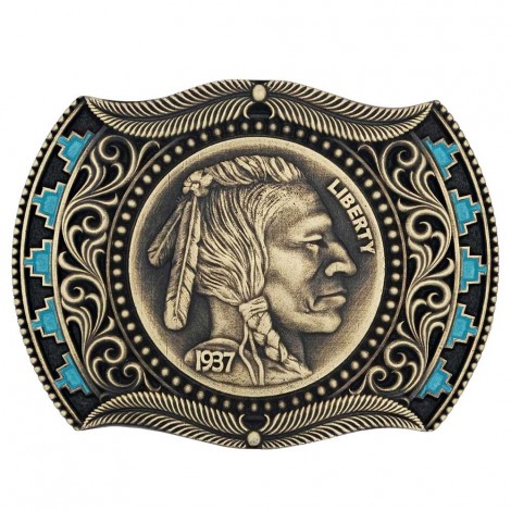 Montana Silversmith American Beauty Filigree Bull Rider