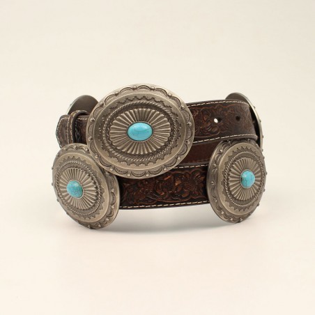 Ceinture - Brun Concho Turquoise Femme - Ariat Belt