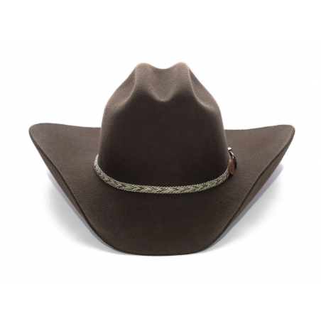 Chapeau de cowboy - Ramrod Brun Feutre 3x Texas Unisexe - Master Hatters