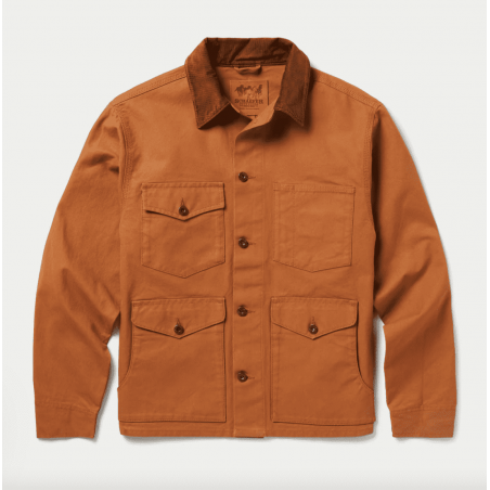 Jacket - Brown Canvas Fenceline Brush Men - Schaefer