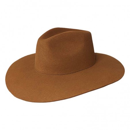 Chapeau de Cowboy - Feutre Camel Femme - Dallas Hats