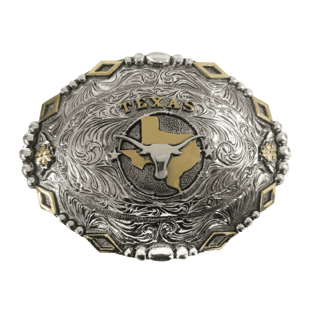 Western Buckle - Oval State of Texas Unisex - AndWest