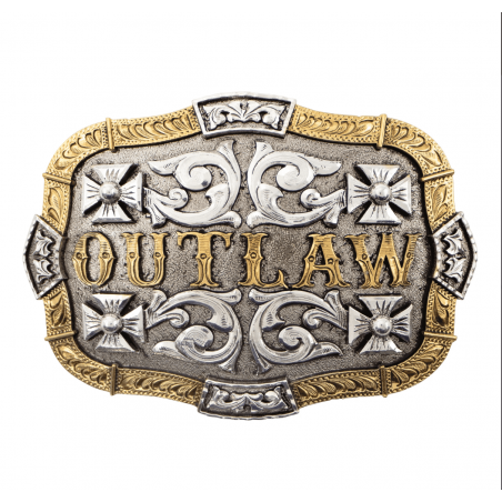 Western Buckle - Rectangle Outlaw Unisex - AndWest