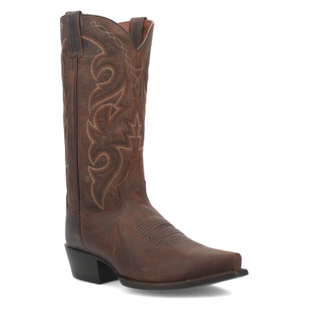 Cowboy Boots - Brun Cowhide Snip Toe Men - Dan Post Boots