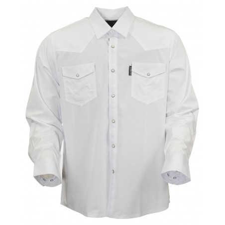 Chemise Moab - Unie Blanche Bamboo Homme - Outback