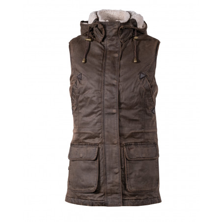 Gilet Doublé Woodbury - Canyonland Brun Femme - Outback