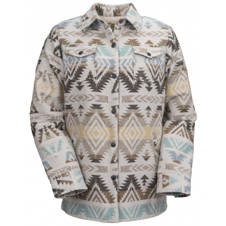 Lined Jacket - C'Anne White Aztec Women - Outback