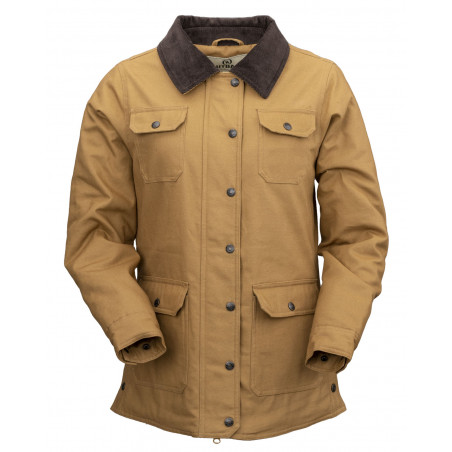 Veste Doublée Gidley - Toile Beige Femme - Outback