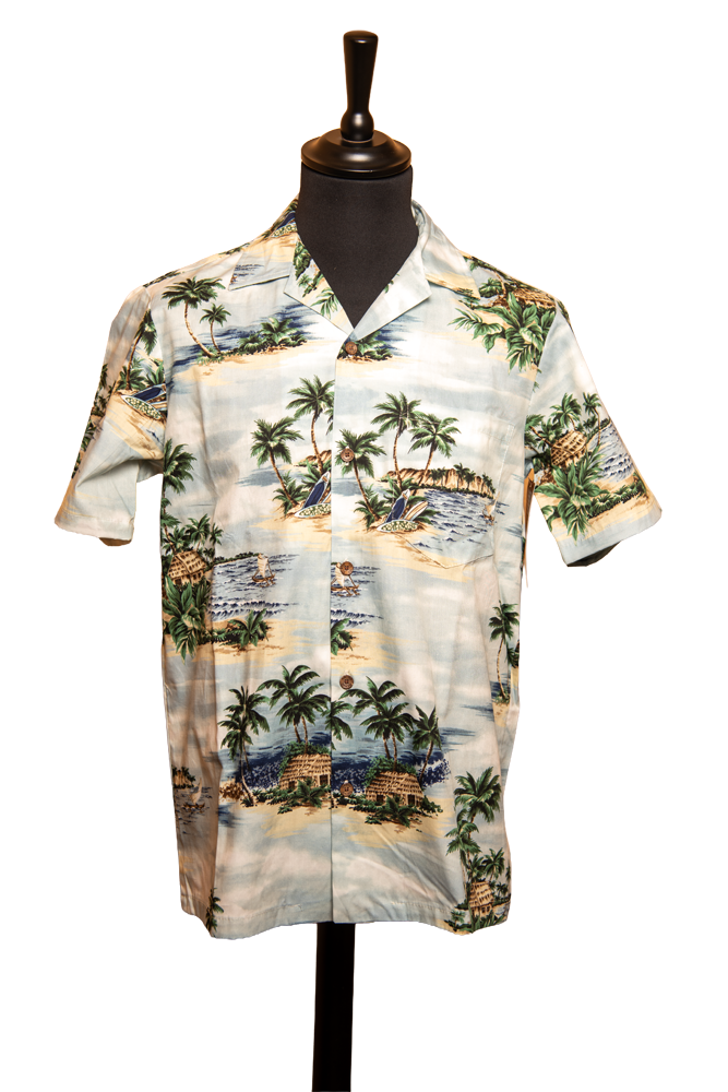 Chemise Hawaïenne palmiers