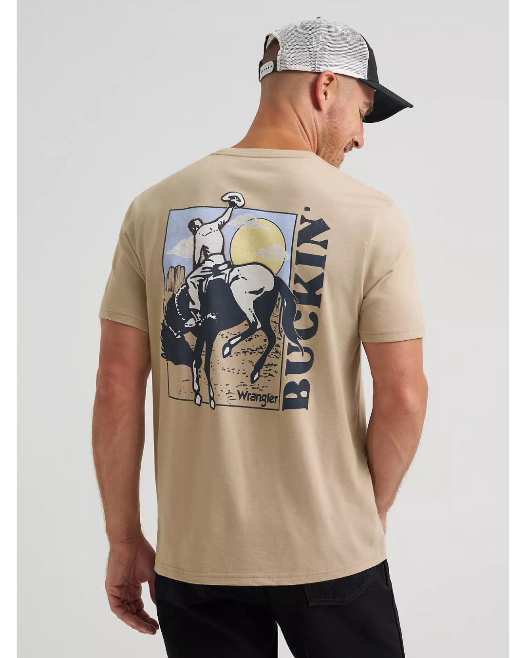 T-shirt Buckin' Beige