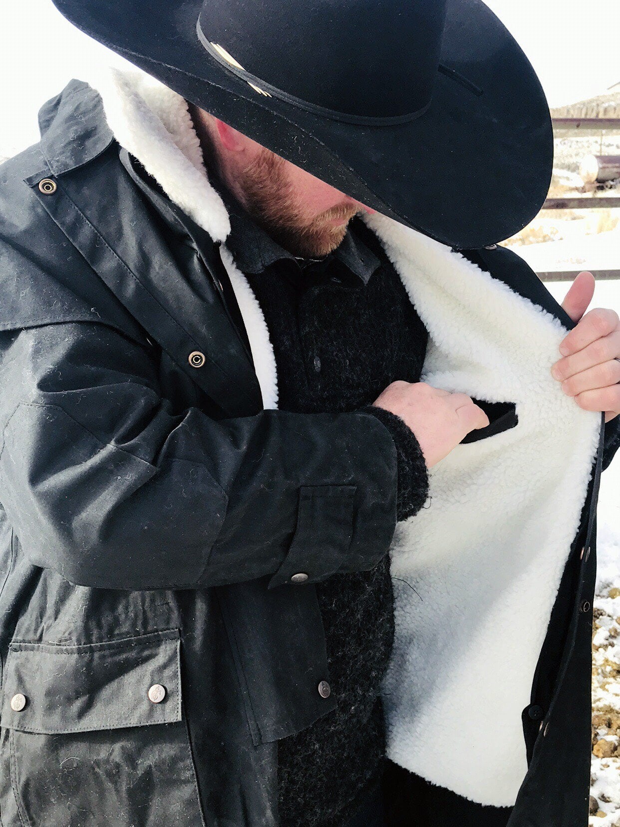 Doublure de veste en laine