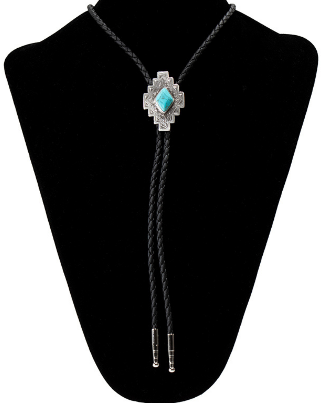 Bolo Tie Triangle Southwest Turquoise