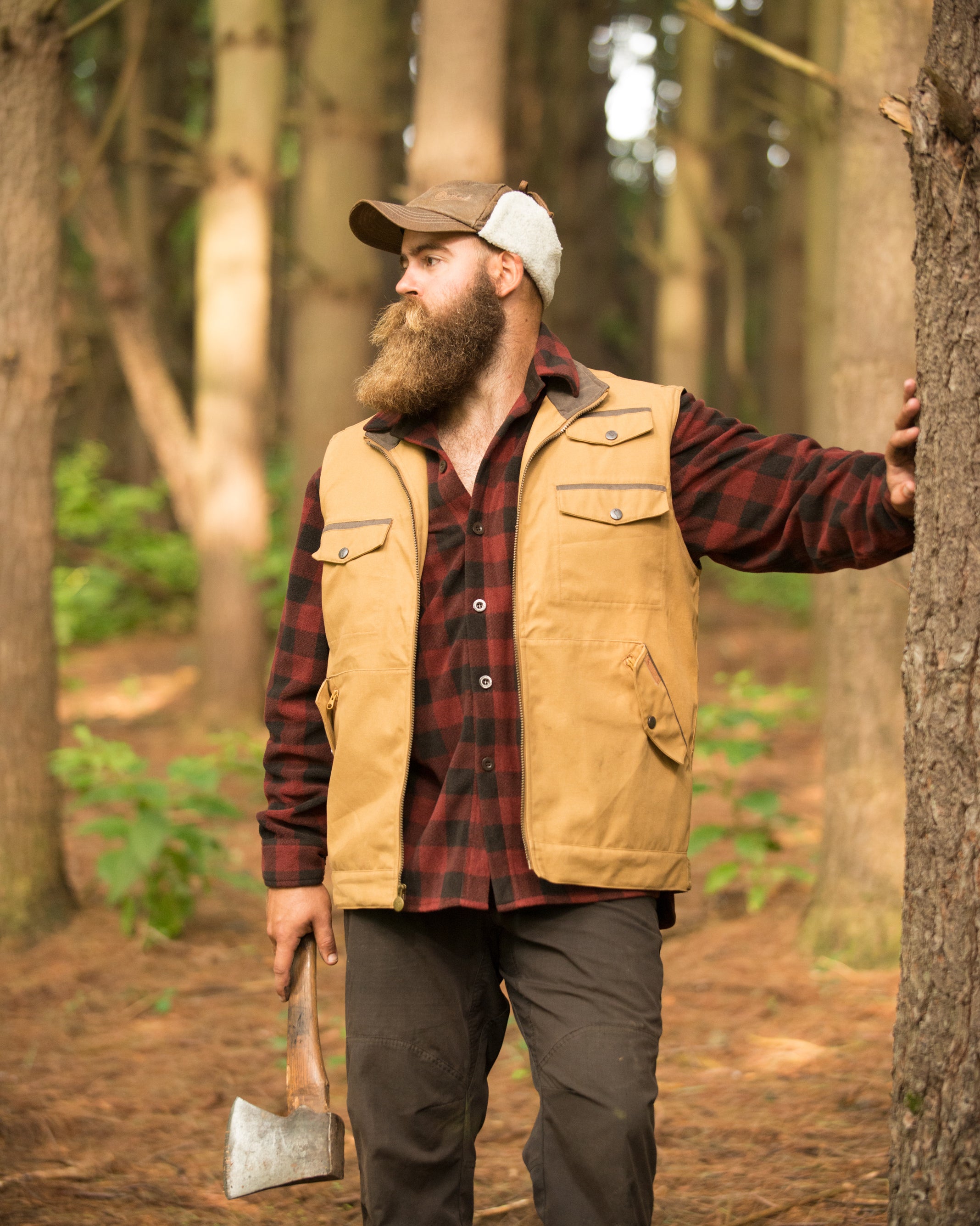 Gilet Tillman en toile