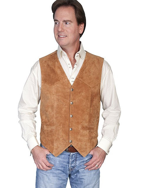 Suede vest