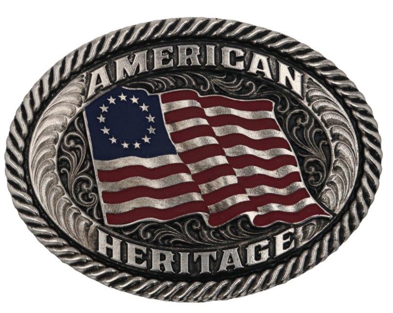 Boucle de ceinture western American Heritage