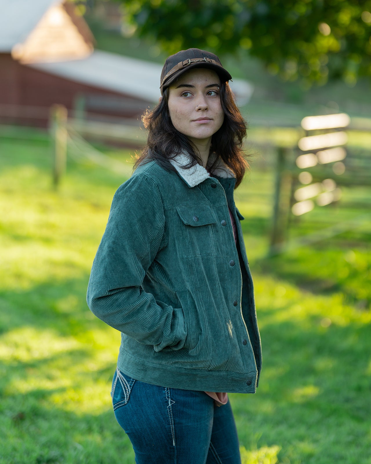 Veste Georgia velours doublée