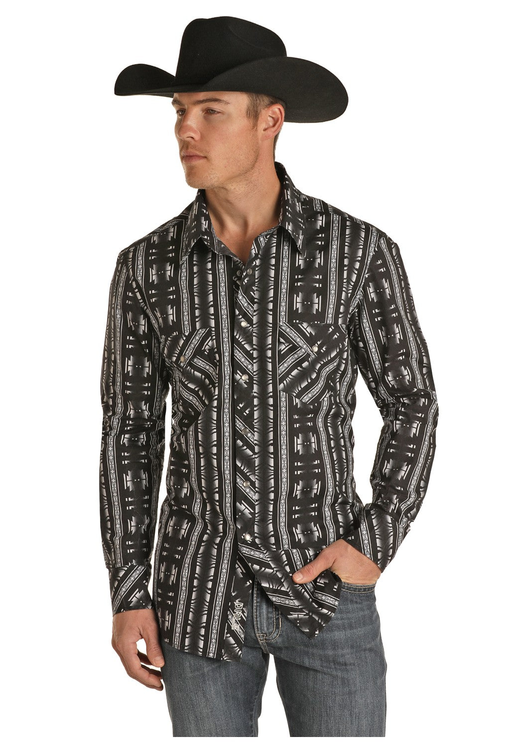 Chemise western motifs Aztèques