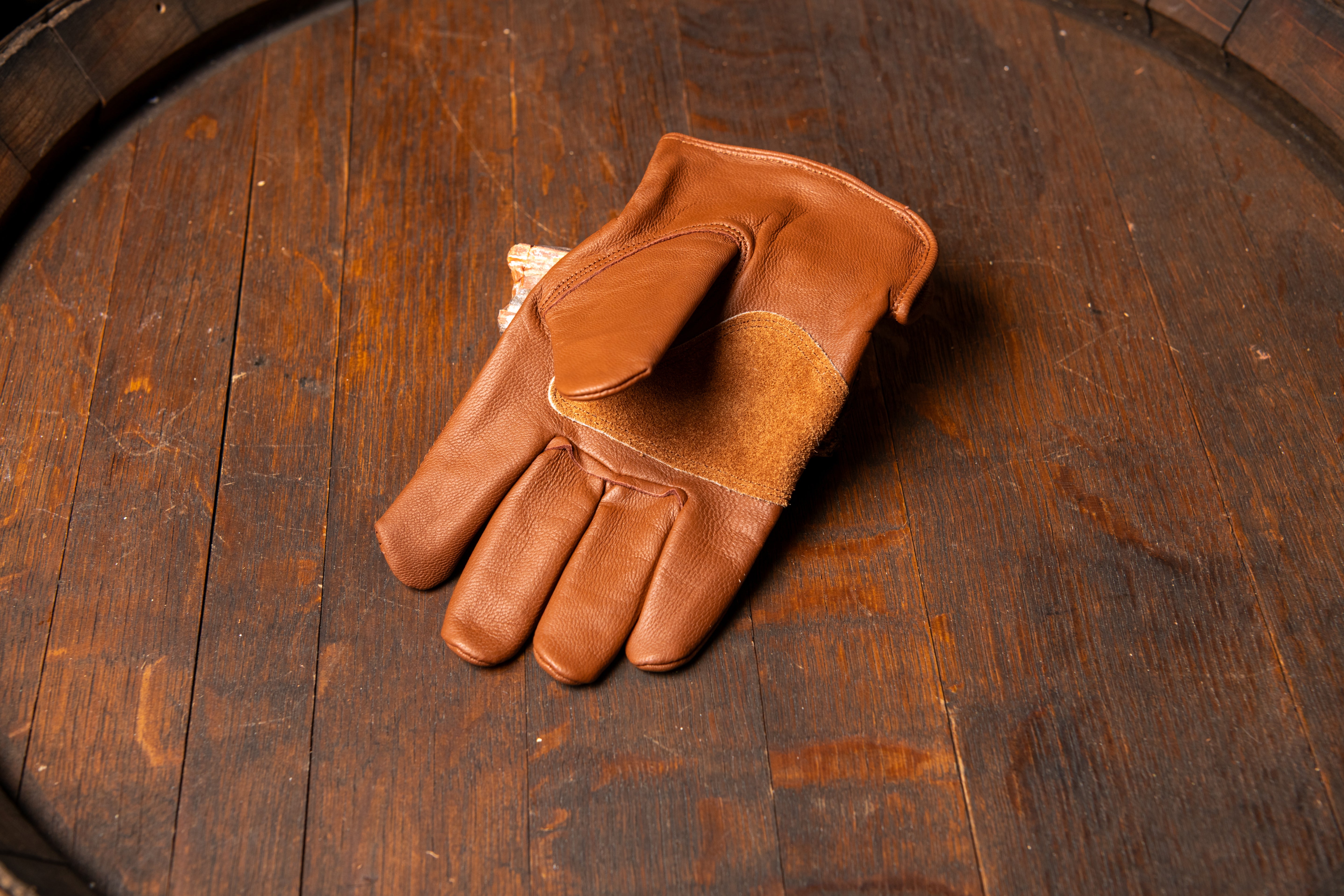 Dryhide goatskin leather gloves - Crazy Horse
