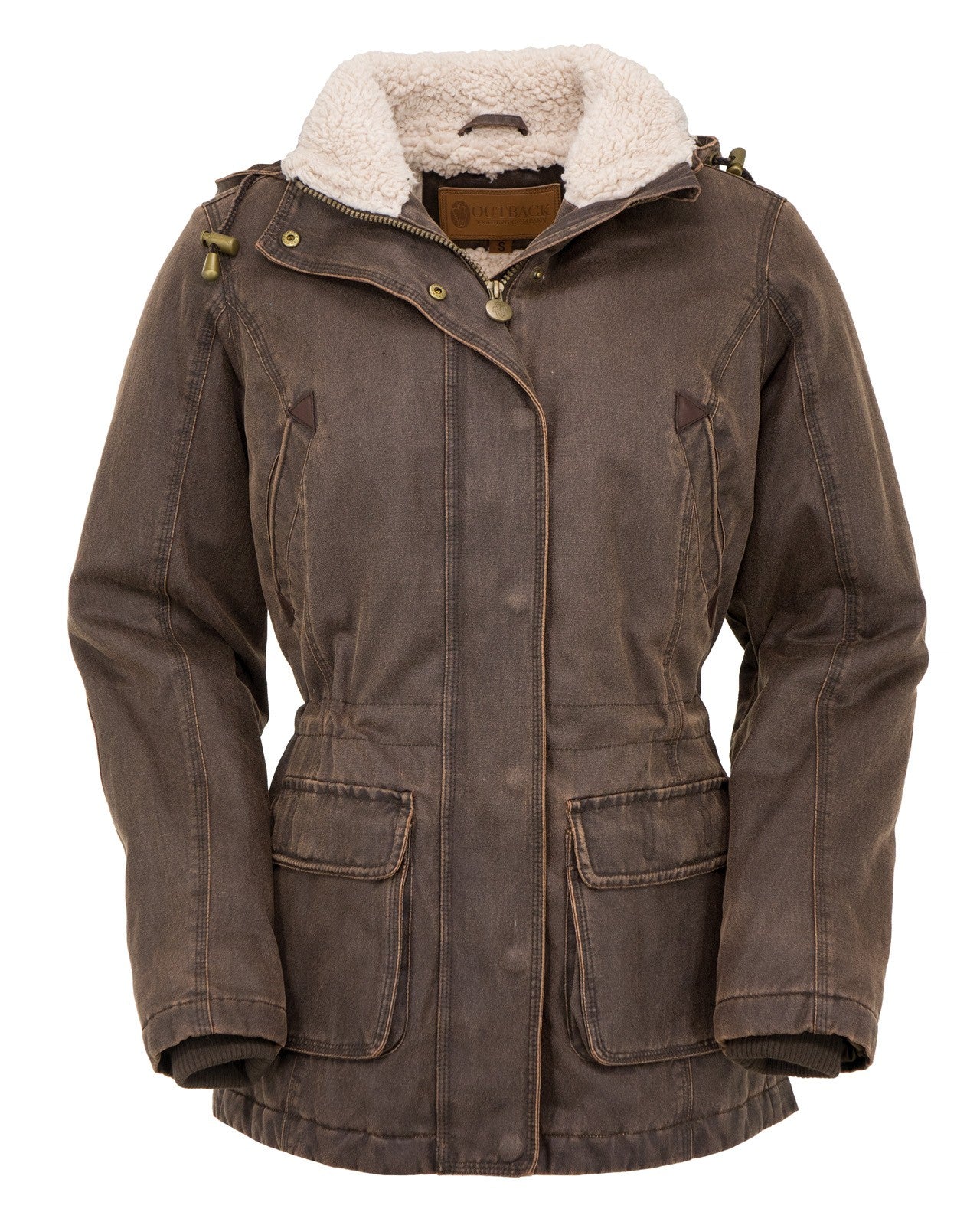 Veste doublée Woodbury - Brun