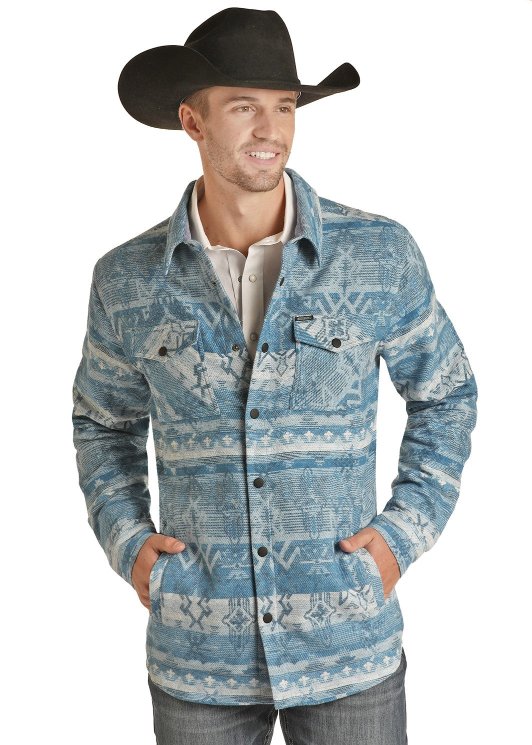 Surchemise western motifs Aztèques