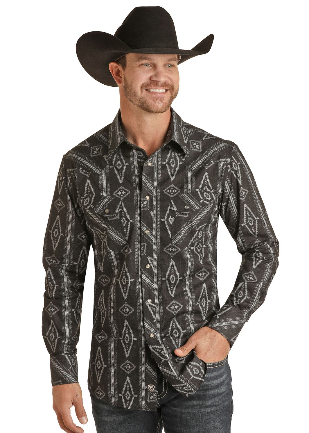 Chemise western motifs Aztèques