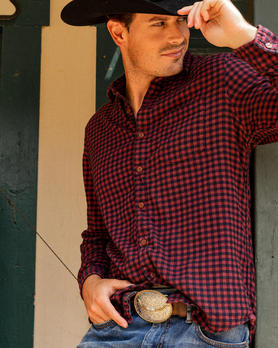 Boucle de ceinture cornes de Longhorn