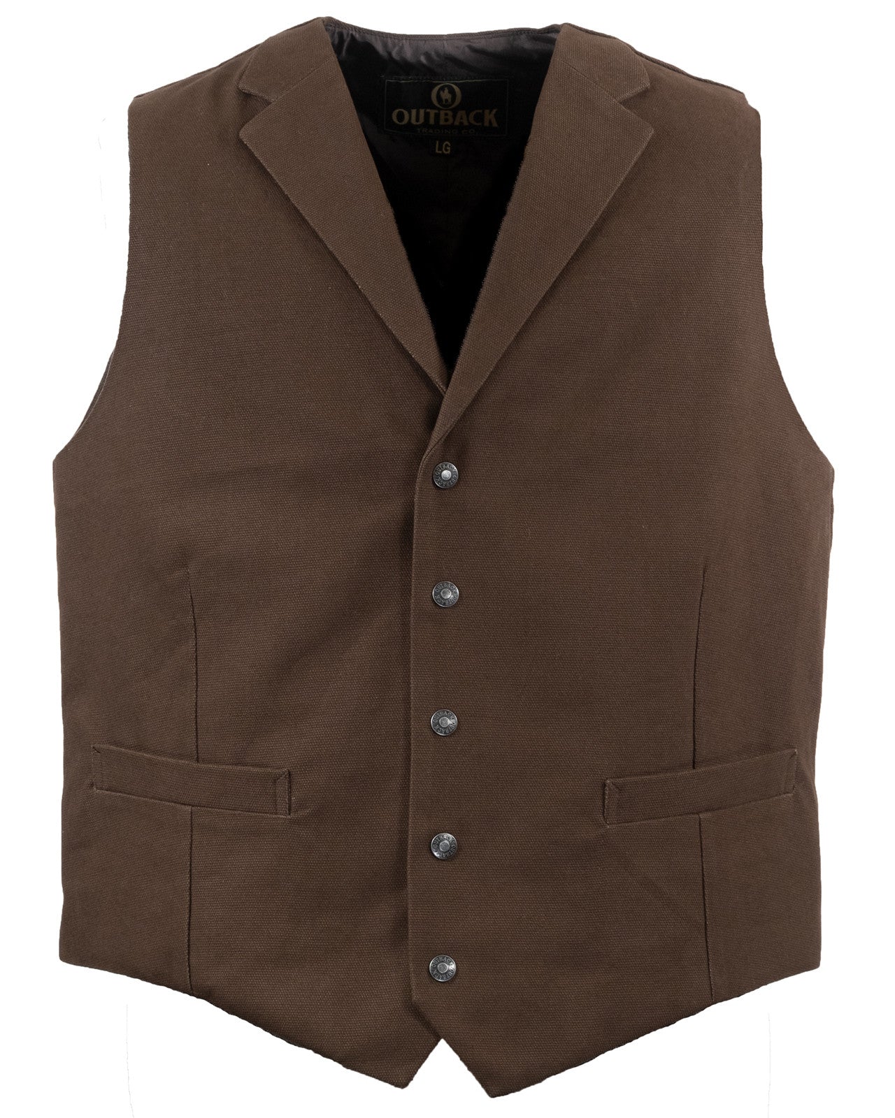 Gilet Jessie en toile - Brun