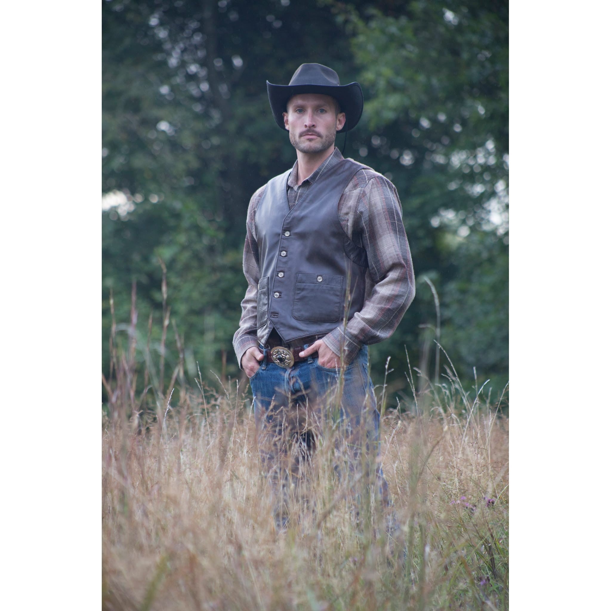 Gilet en cuir Wynward