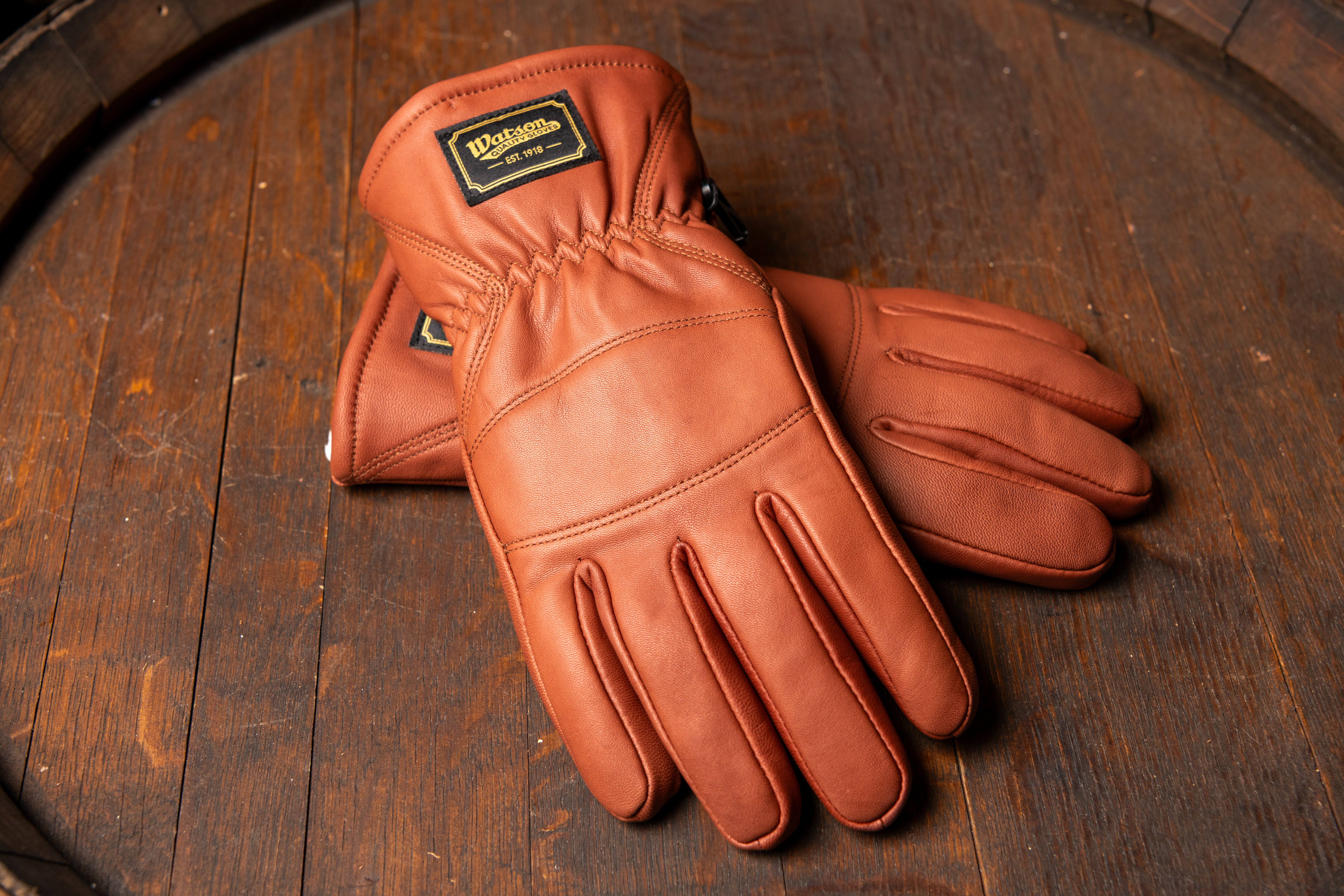 Crazy Horse goatskin-lined gloves