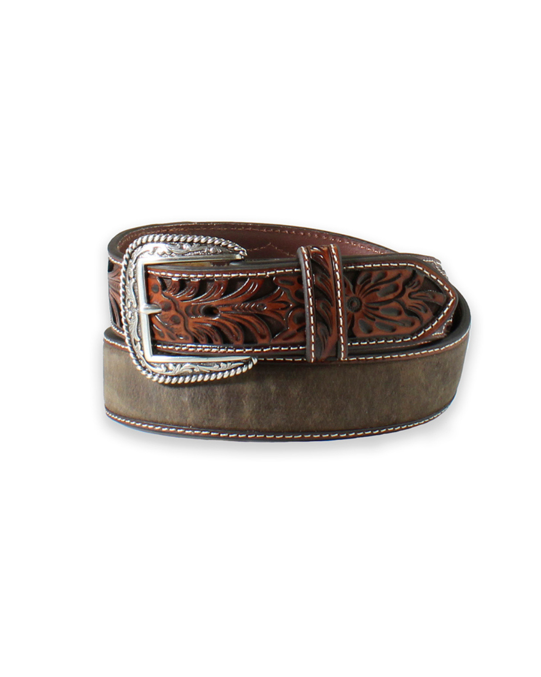 Ceinture western Floral Embossed