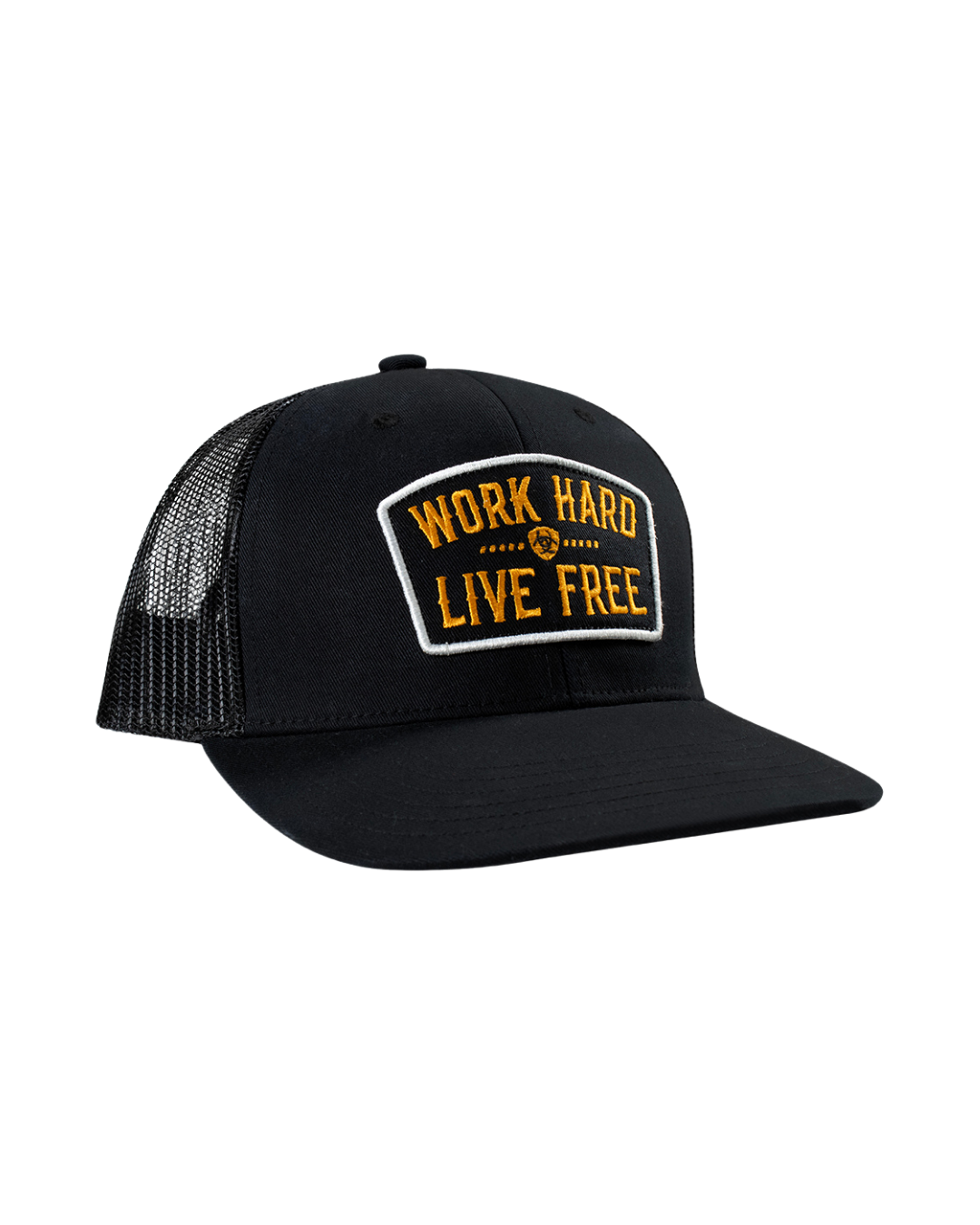 Casquette Trucker Work Hard Live Free