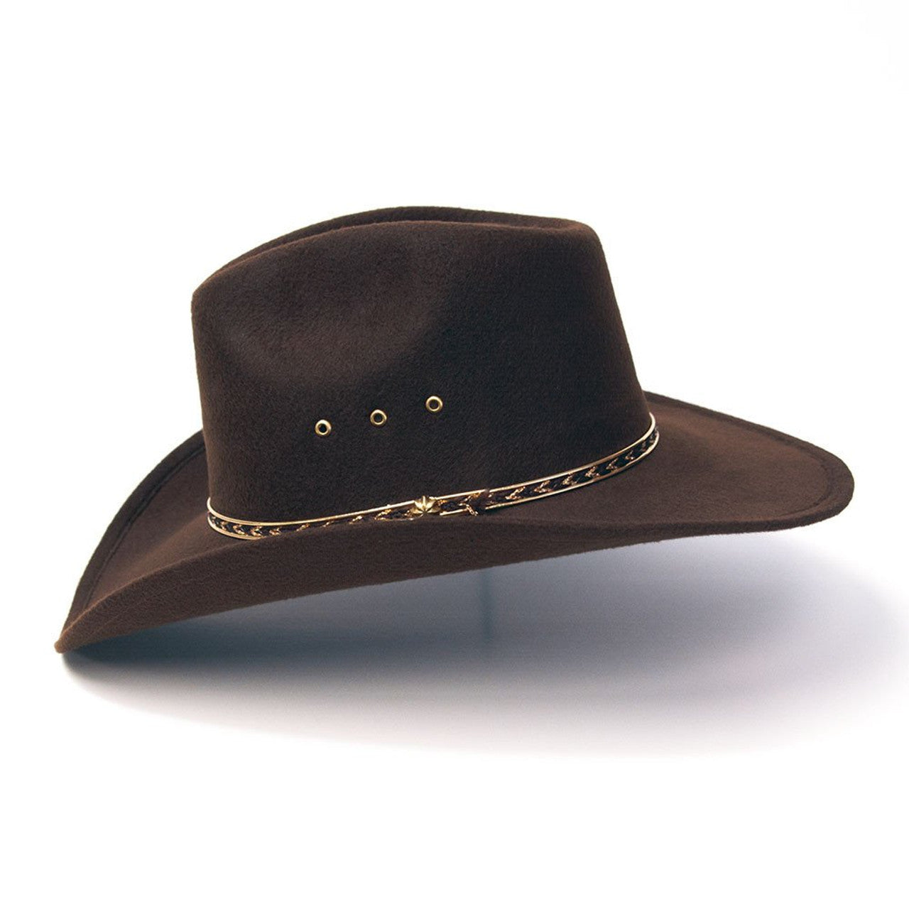 Chapeau de cowboy Pinch Front en faux feutre