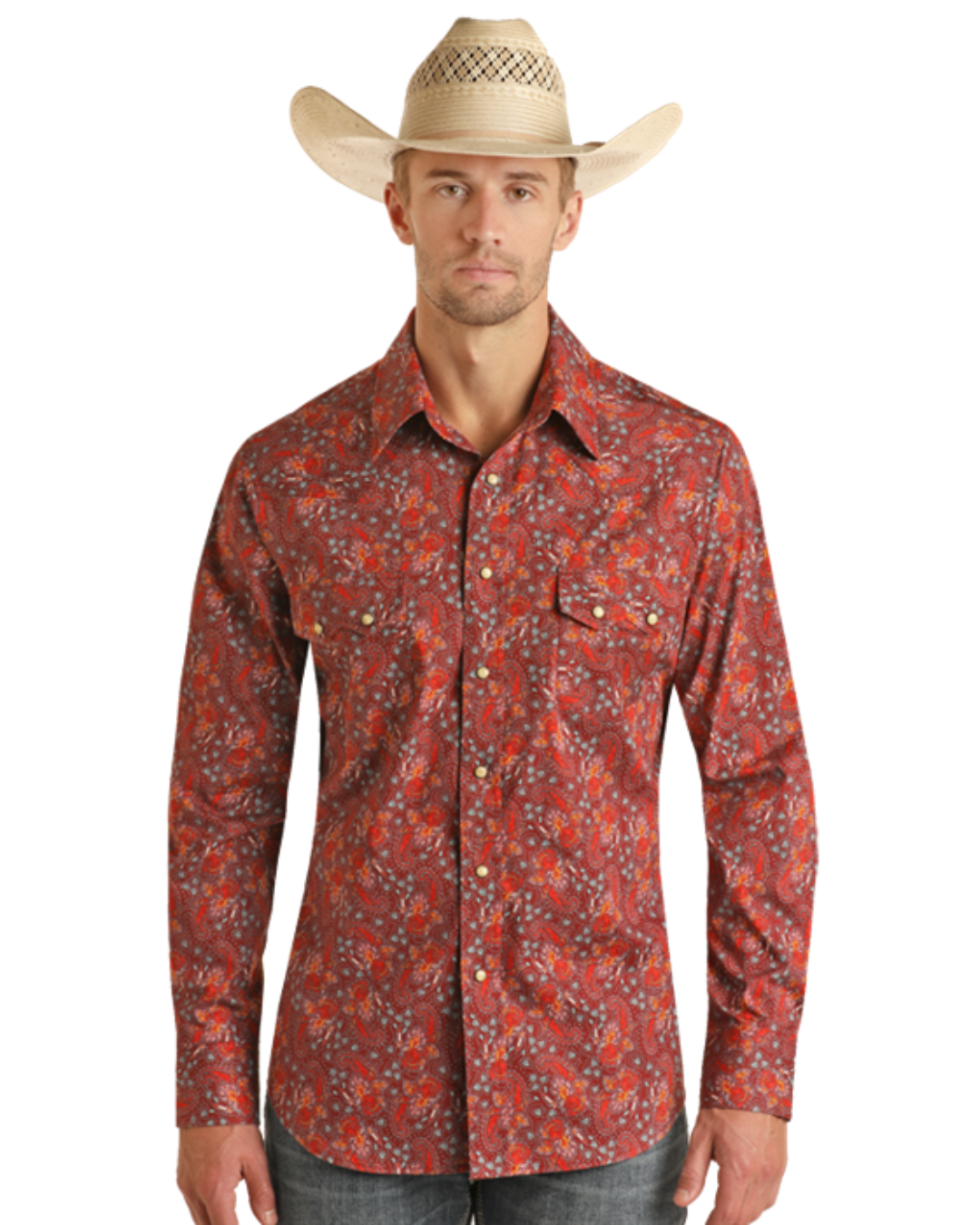 Chemise à bouton-pression western vintage « Silver Collection » Karman - Moyenne - France Chemise à bouton-pression western vintage « Silver Collection » Karman - Moyenne - France