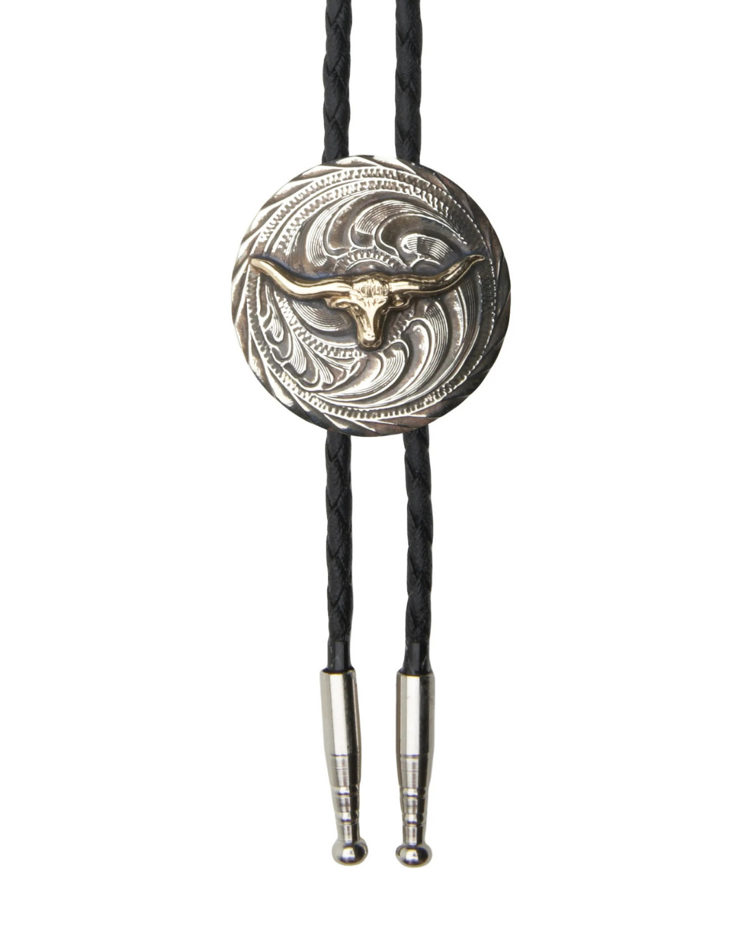 Bolo tie western Texas Longhorn