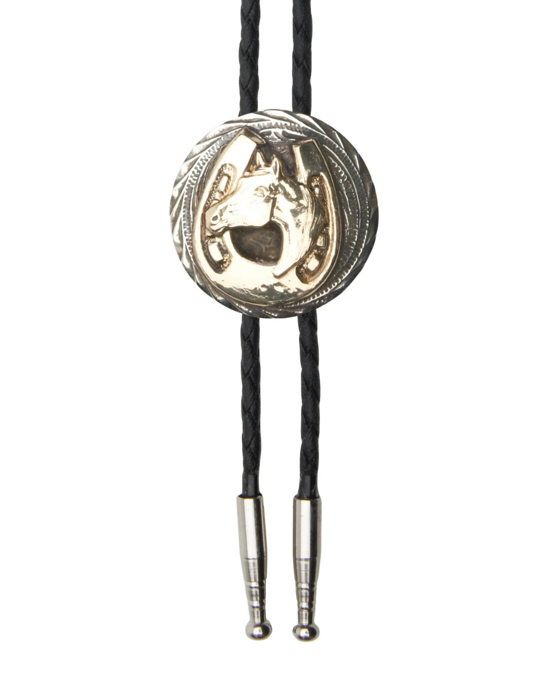 Bolo tie western fer à cheval