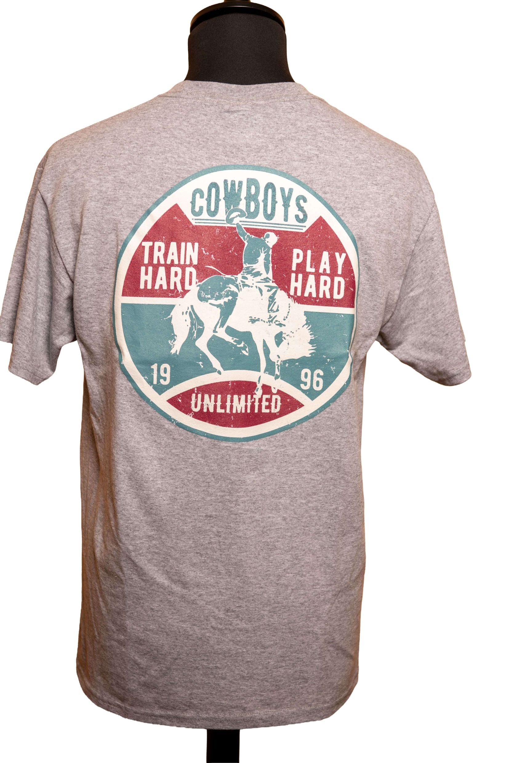 T-shirt western Train Hard