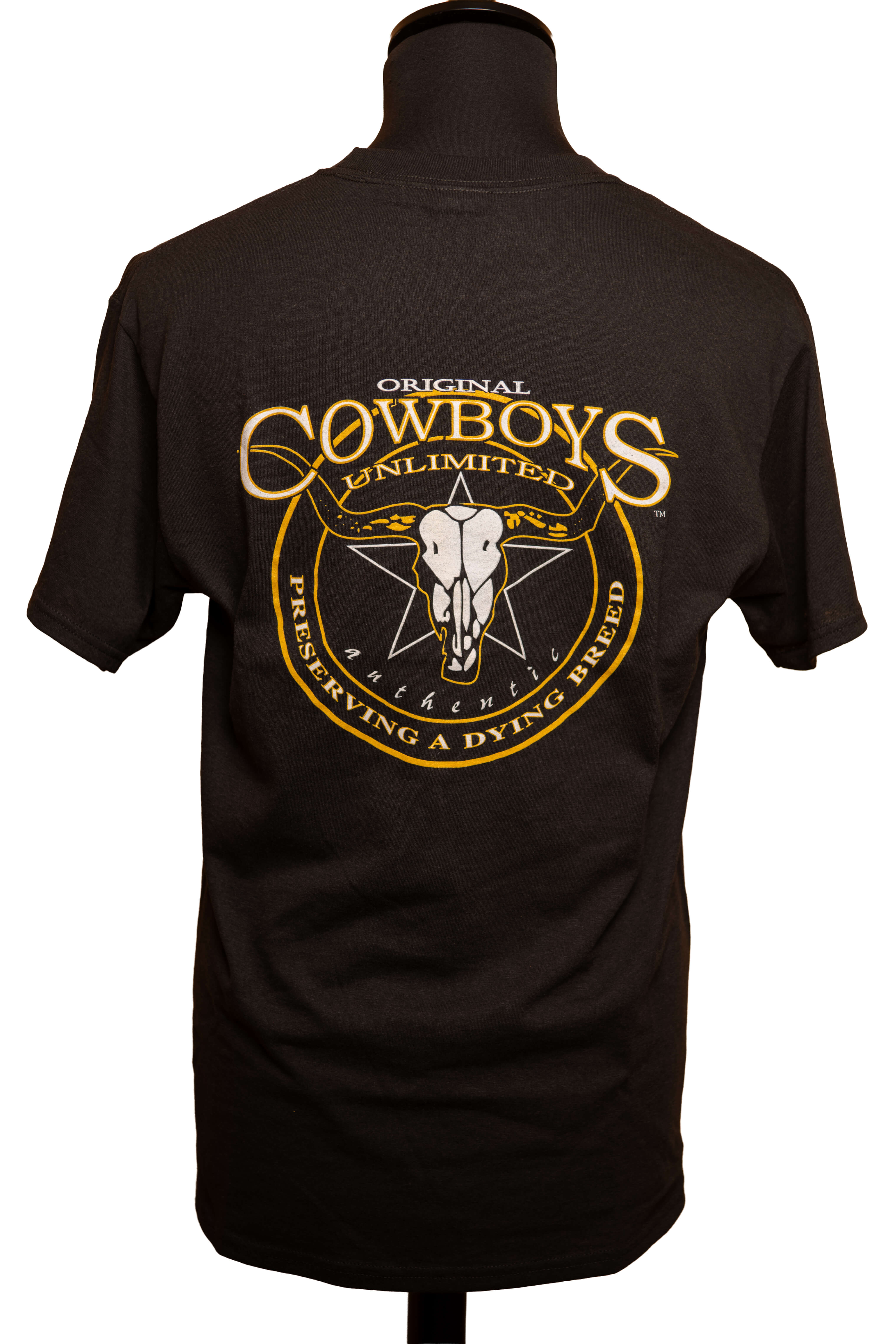 T-shirt western Authentic Skull