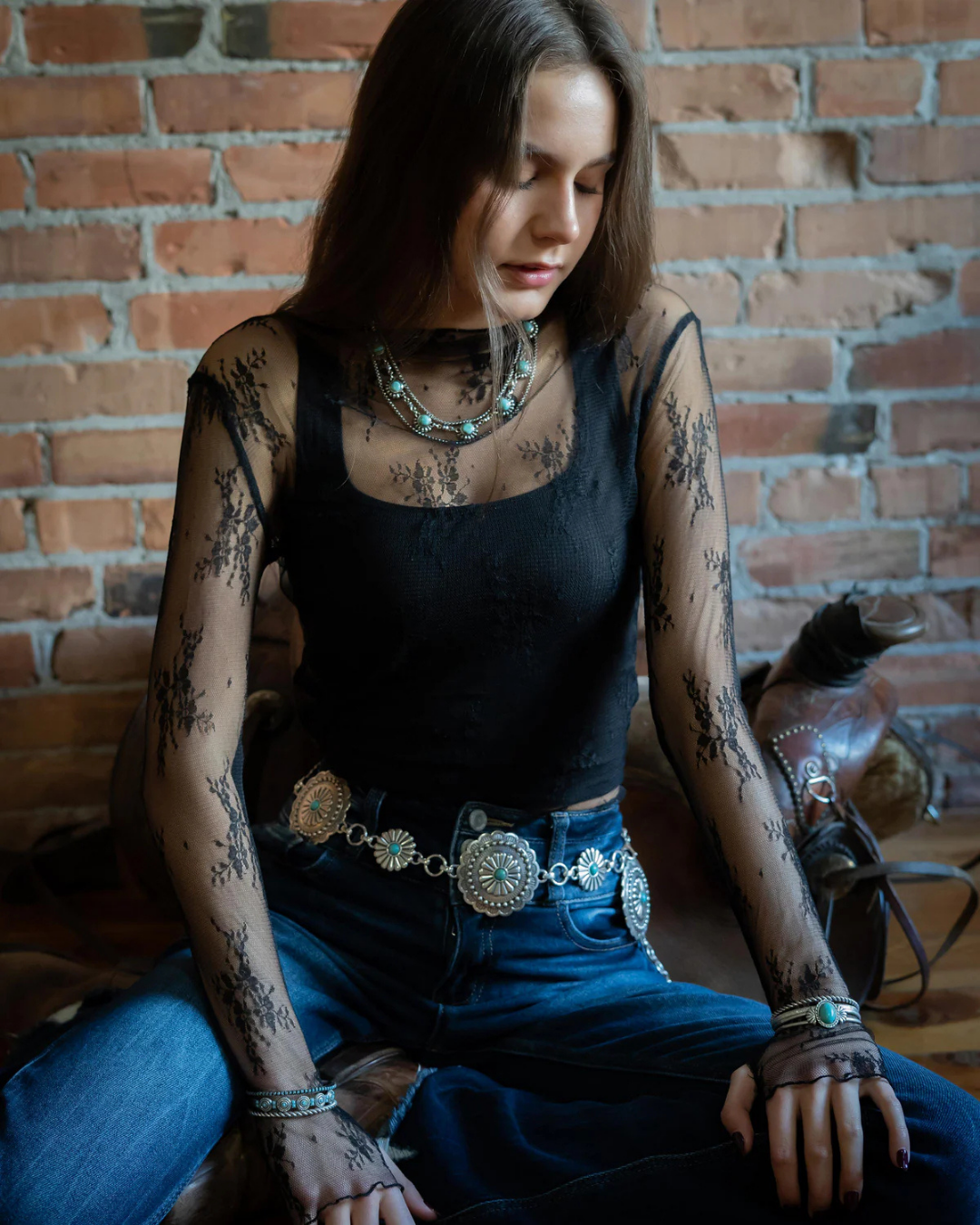 Ceinture Chaîne Sunshine Bloom Concho